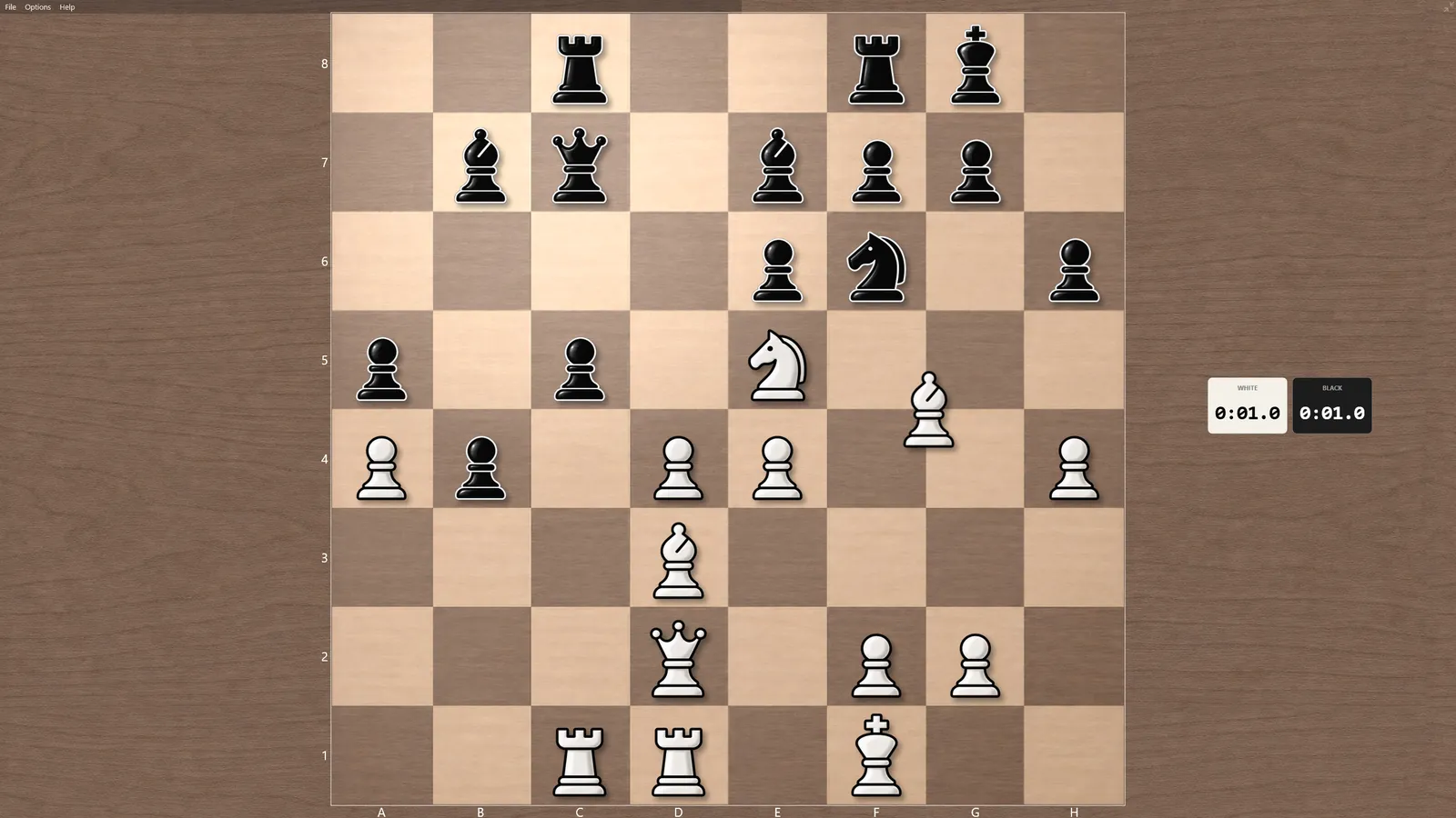 The Baronet distraction-free mode: the board fills the screen